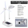 White Fan with Lamp