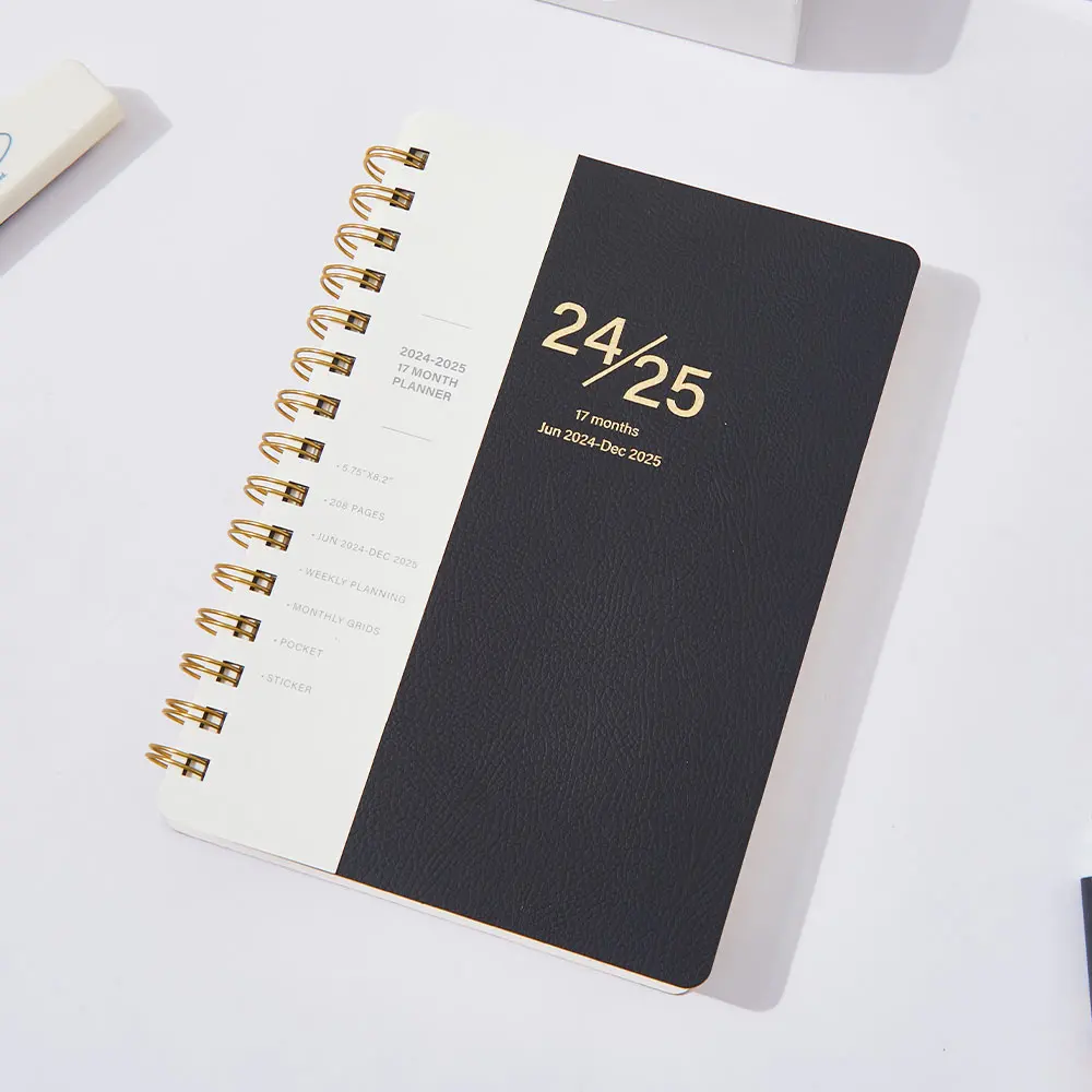 Annecy 2025 Weekly & Monthly Planner - 8.5" X 11", Spiral Bound, Linen Cover, Tabs (Jan-Dec 2025)