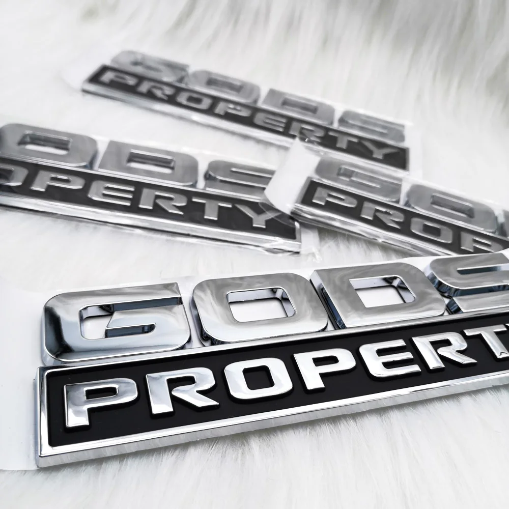 Custom Decal Car Logo Sticker Luxury 3d Waterproof Strong Adhesive Car Emblem Brand Label 3d Abs