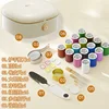Beige - Square Box [42-Piece Sewing Tool Set]
