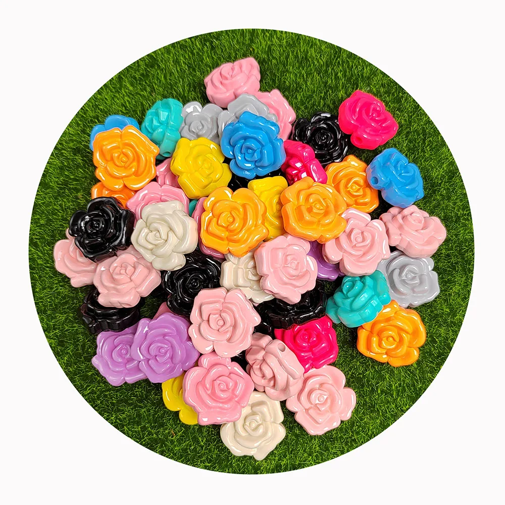 Shop Our Hot Selling Acrylic Rose Flower Beads for DIY Crafts