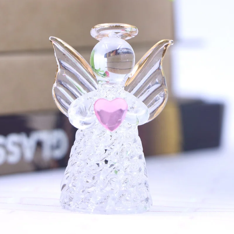 Custom Hand Blown Glass Fairy Angel Figurine Ornament