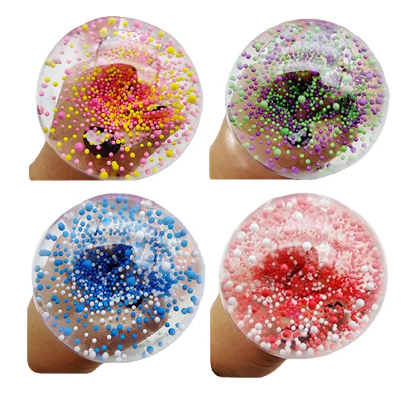 Soft Rubber Squeeze Toys with Micro Beads and Stress