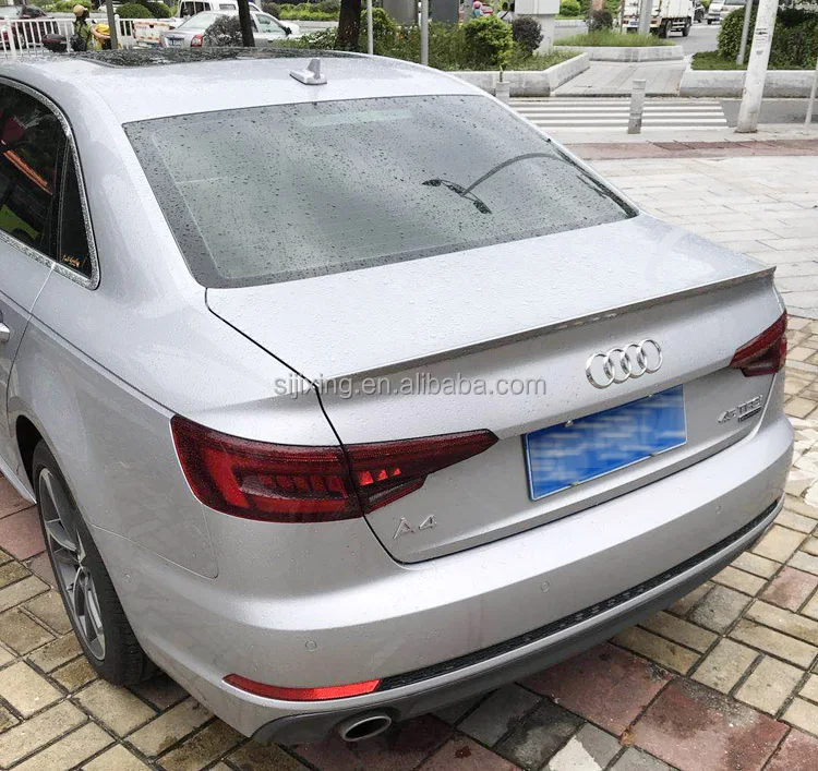 FOR  a4 b8 spoiler a3/a5/a6/a7/a8 real/lip   roof spoiler  bodykit