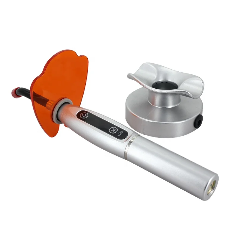 Dental Curing Light Upgraded Version Polymerization Lamp 5 Colors Dentist Resin Light Lamp