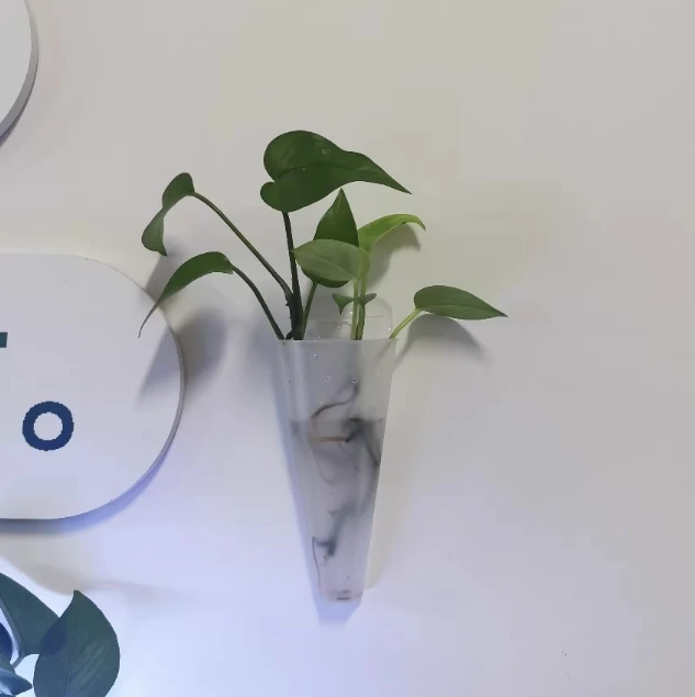 水耕壁掛け植木鉢壁掛け花瓶プラスチック壁掛け緑大根植木鉢| Alibaba.com