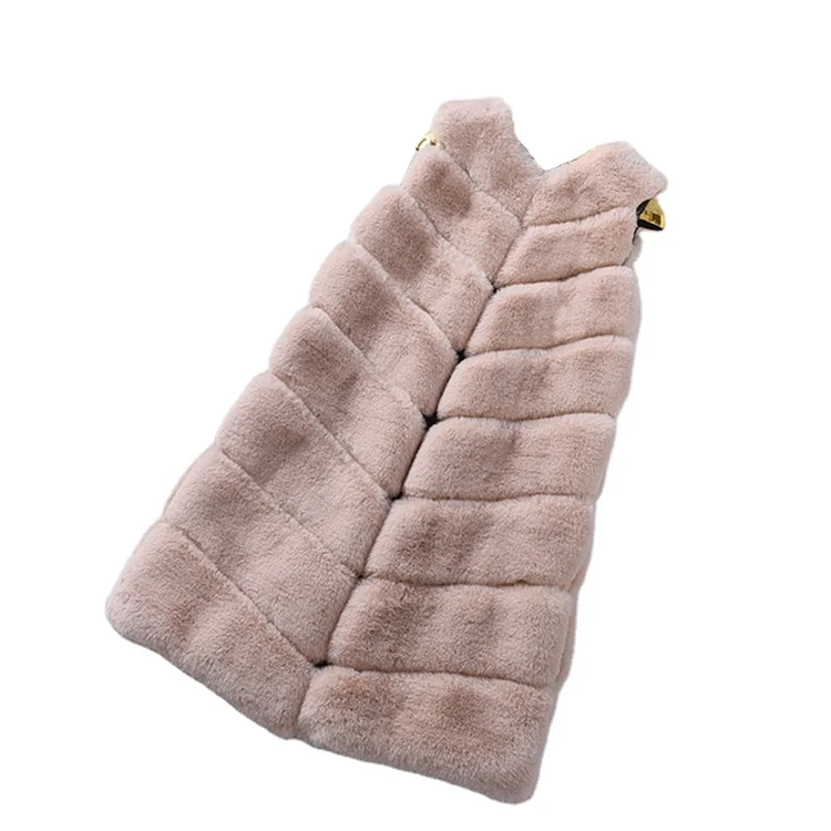 Заводская цена, оптовая продажа, зимний модный жилет из лисьего меха, женский роскошный модный осенний меховой жилет на заказ