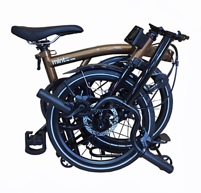 MINT 16インチ 9段変速 T9D-349D ディスクブレーキ 3つ折り自転車