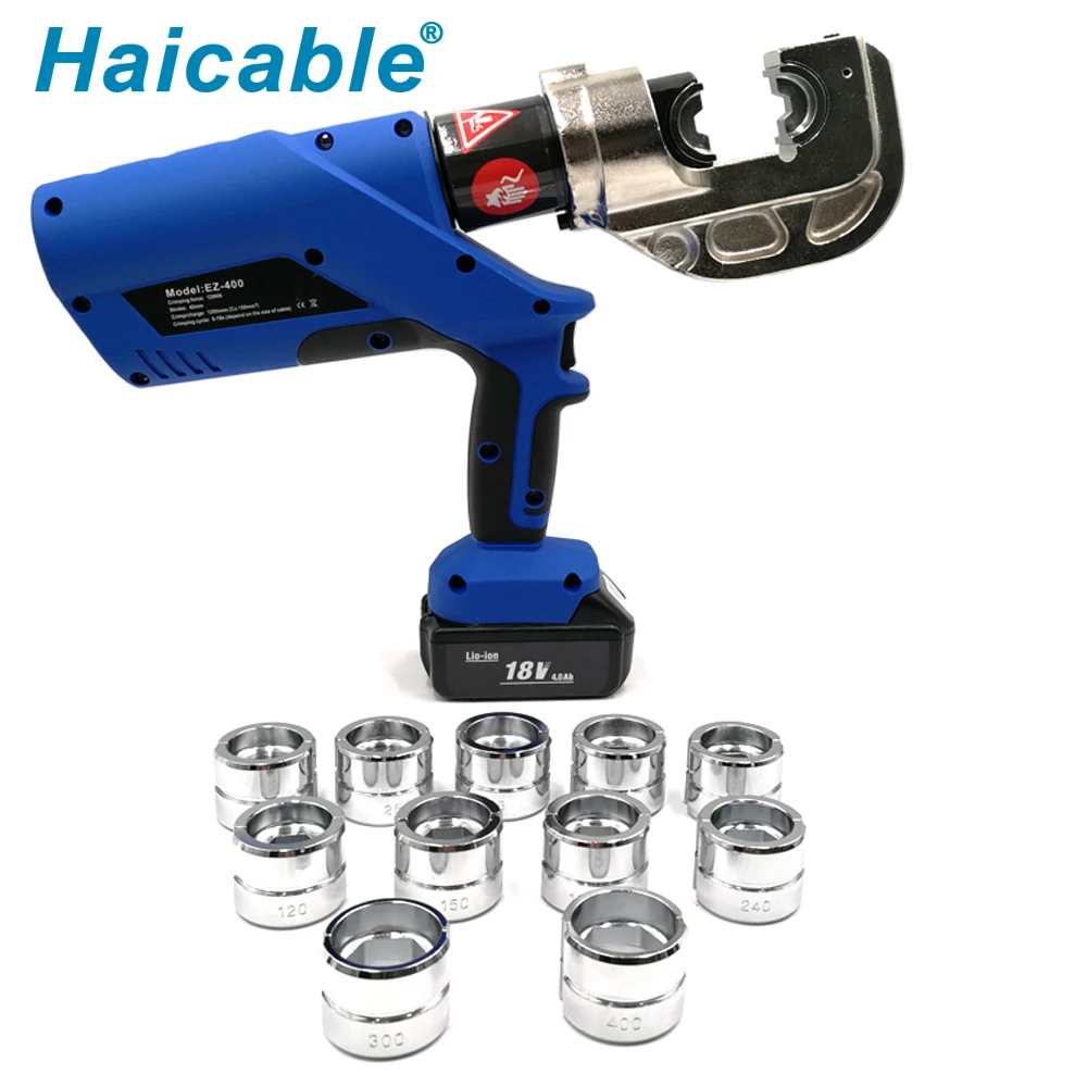 Pince à Sertir Hydraulique Sans Fil EZ-300 / EZ-400 18V - 120KN, 42mm - Neuve