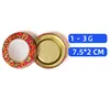 Rojo, 1-3g (D7.5*H2cm), 300 unidades/caja