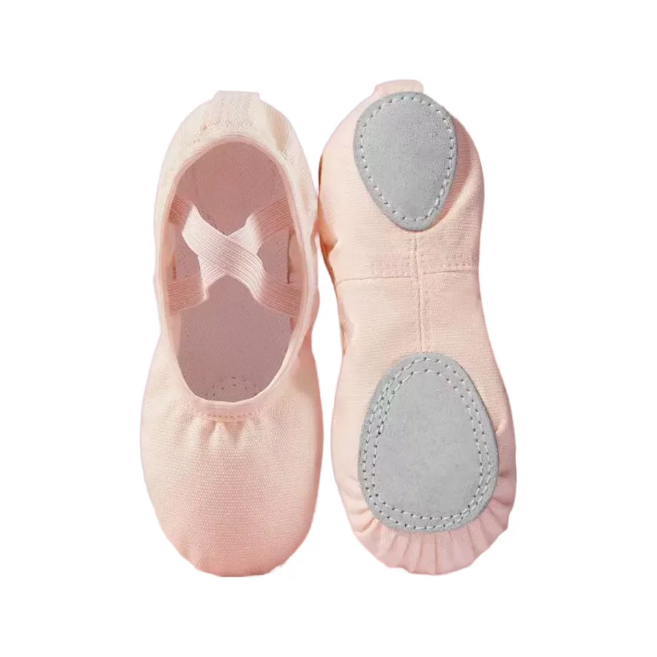 Professional Girls' Soft Ballet Moccasins Latin Dance Training