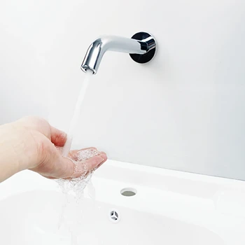 Bathroom washbasin embedded automatic water tap Bathroom Brass sensor faucet