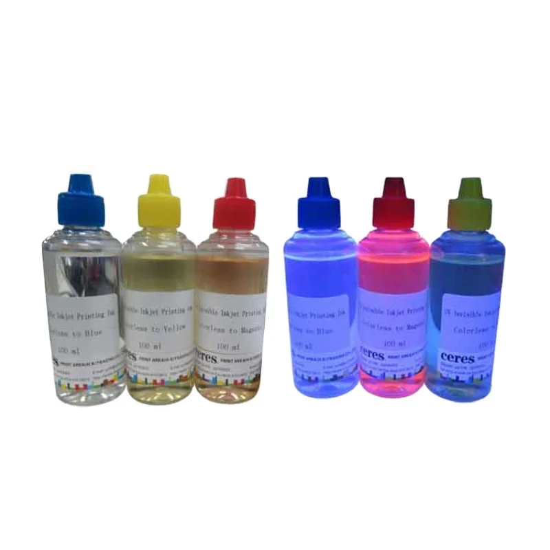 Ceres Solvent Based UV Invisible Ink for Printer - 100ml