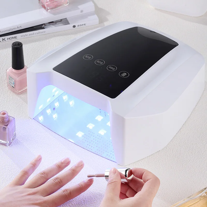 72w S90 Rechargeable Nail Lamp Cordless Gel Polish Dryer Machine Uv Led