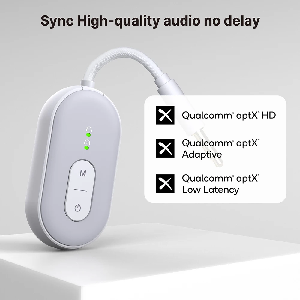 BT Transmitter Receiver Wireless Portable Audio Player Headphone Stereo Airplane Travel 2-in-1 Wireless BT Adapter BT-20