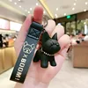 Resin method dog bulldog-black