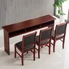 1800mm melamine board table with 3 chairs