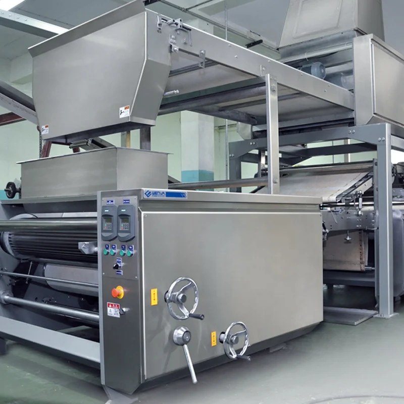 Automatic Dough Sheeter For Biscuit Production Line In Food Factory