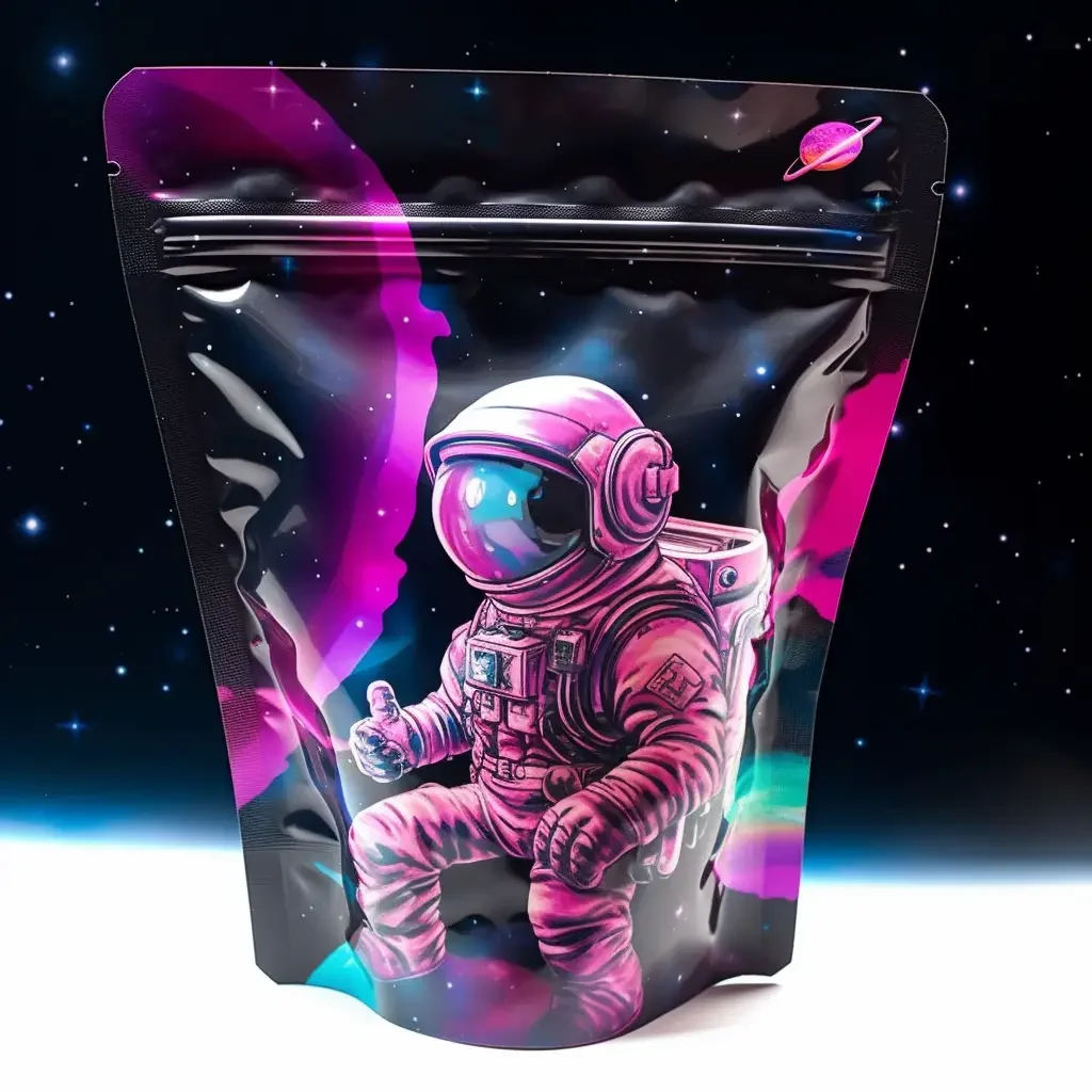 Wholesale Custom Smell Proof Backpack Boyz Mylar Bags 3.5g 28g Aluminum Foil Ziplock Bags For