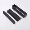 Black small square sushi set of three, base frame with pressing