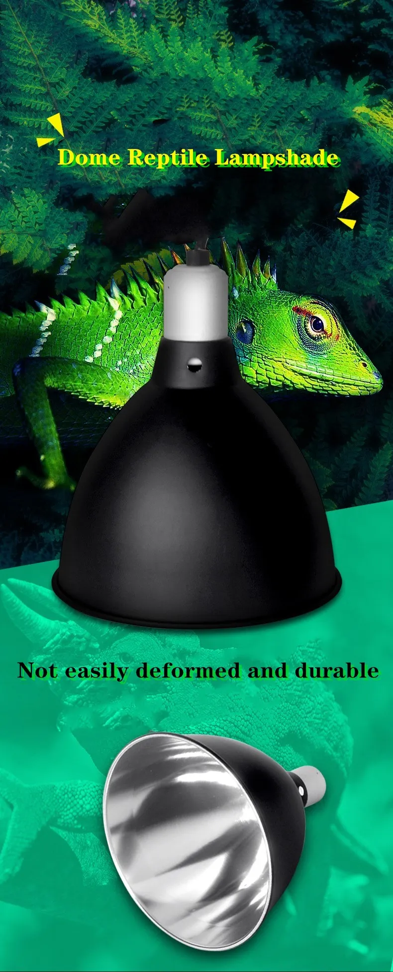 Hot Sale 5.5 Inch Deep Dome Lamp Reptile Light Fixture Optical