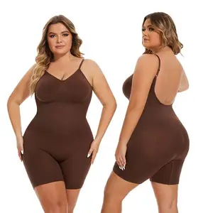 Seamless Hot Selling Yoga Postpartum Body Hip Lifting Body Shaping Jumpsuit Backless Women's Underwear Plus Size Shapers