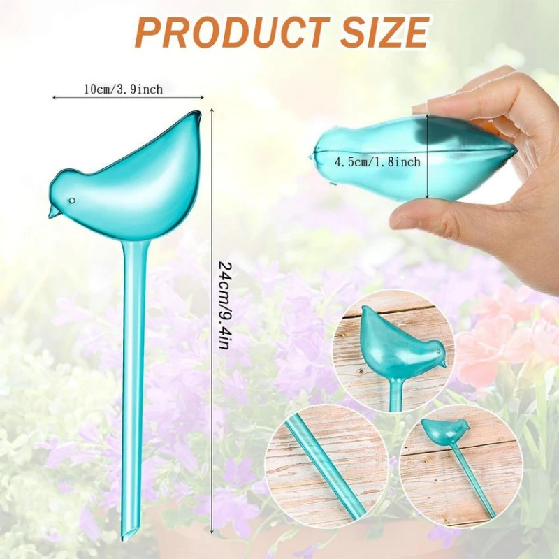 4 Pezzi Di Globi Per Irrigazione Delle Piante, Bulbi Di Vetro Per Dispositivi Di Irrigazione Automatica Sistema Di Irrigazione Automatico 82611812
