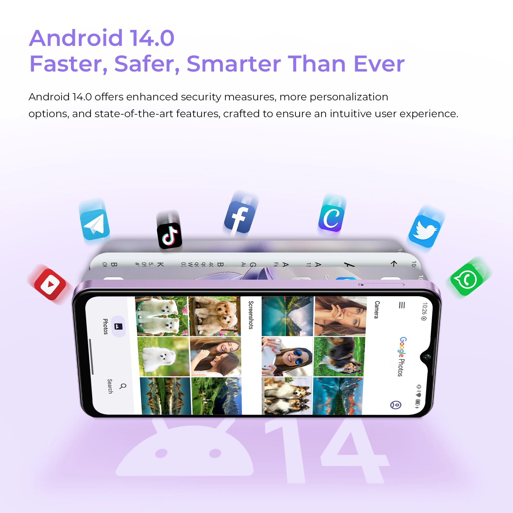 Oukitel C2 Smartphone 4+64GB Dual SIM, 6.6