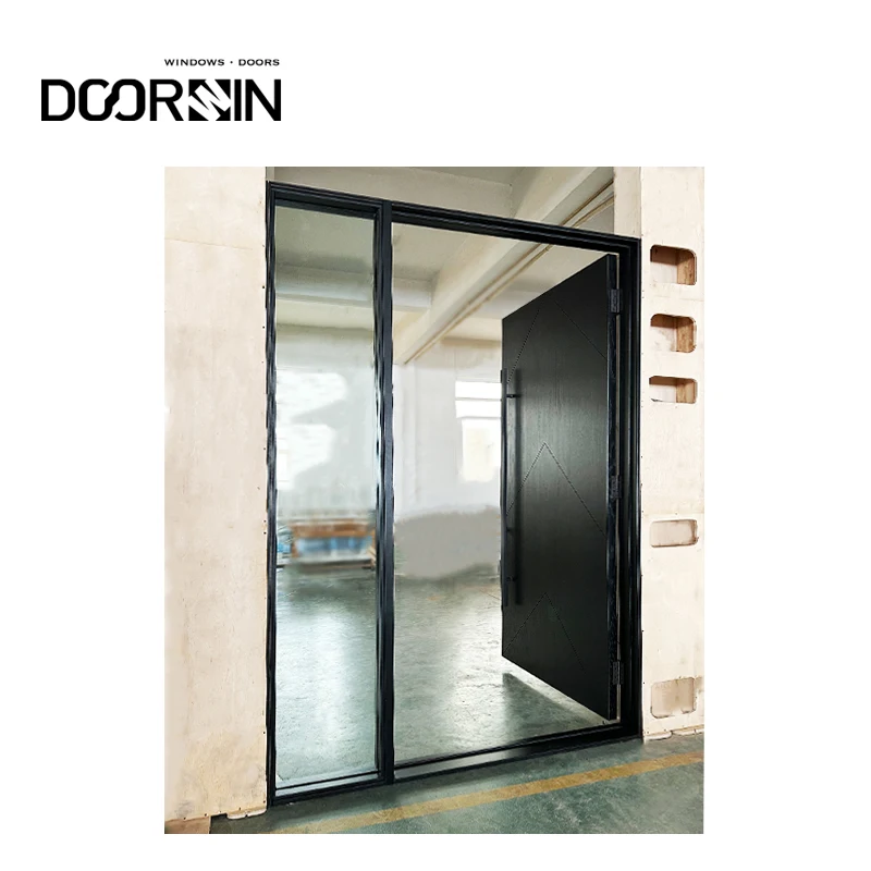 Modern Big Size Front Entrance Wooden Pivot Doors - Buy Entrance Pivot ...