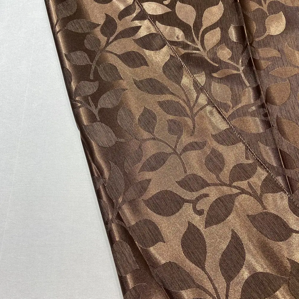 Beautiful And Shining Jacquard Satin Fabric 100 Polyester Fabric
