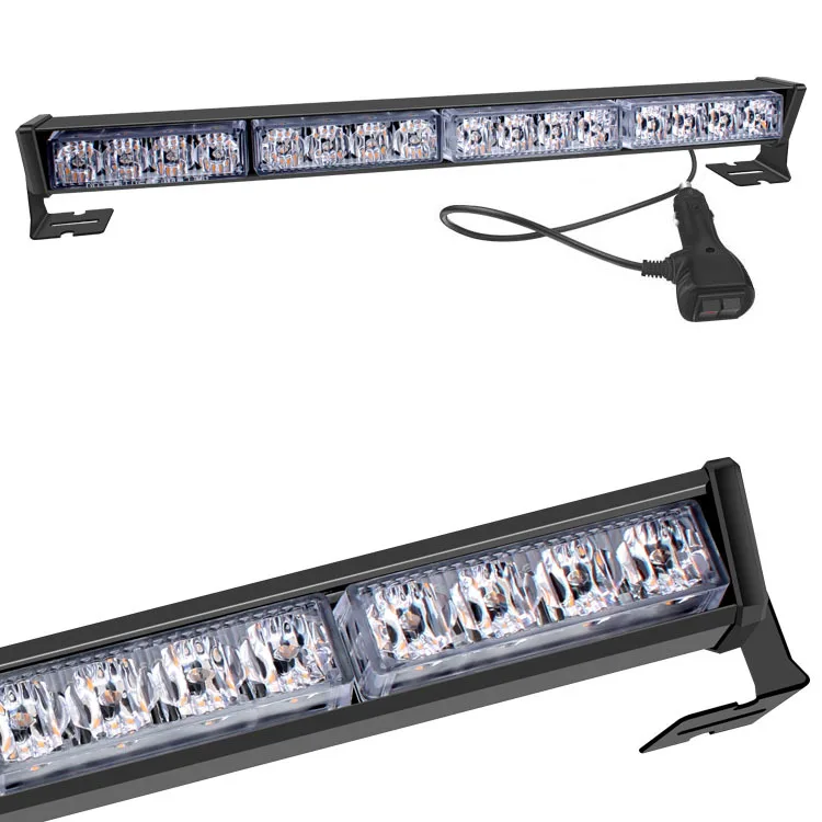 12V 16 LED Car Truck Emergency Strobe Light Flashing Warning Lights bar Red Blue Yellow Signal Lamp