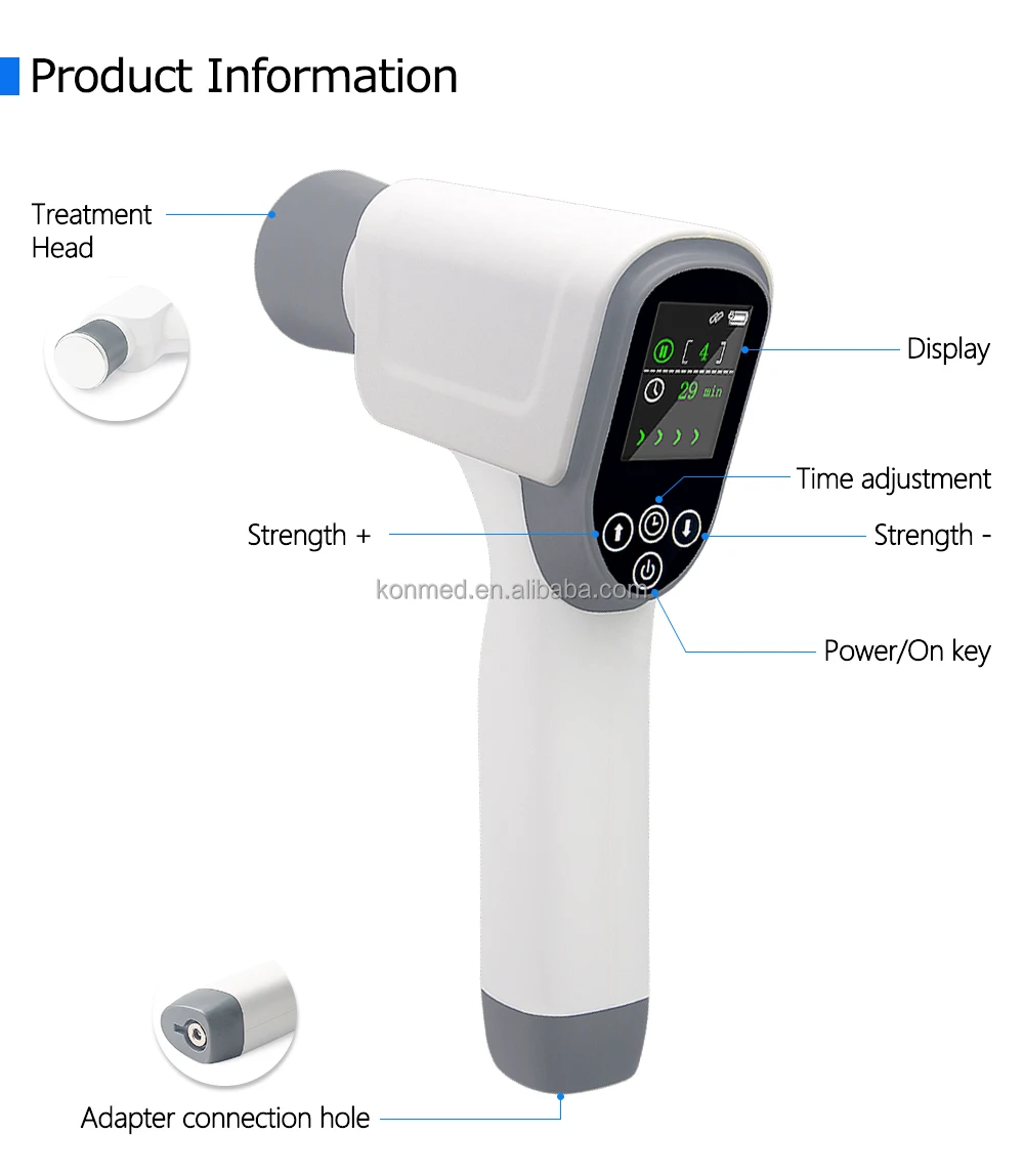 Portable Handheld Ultrasound Therapy Device Of Effective Pain Relief