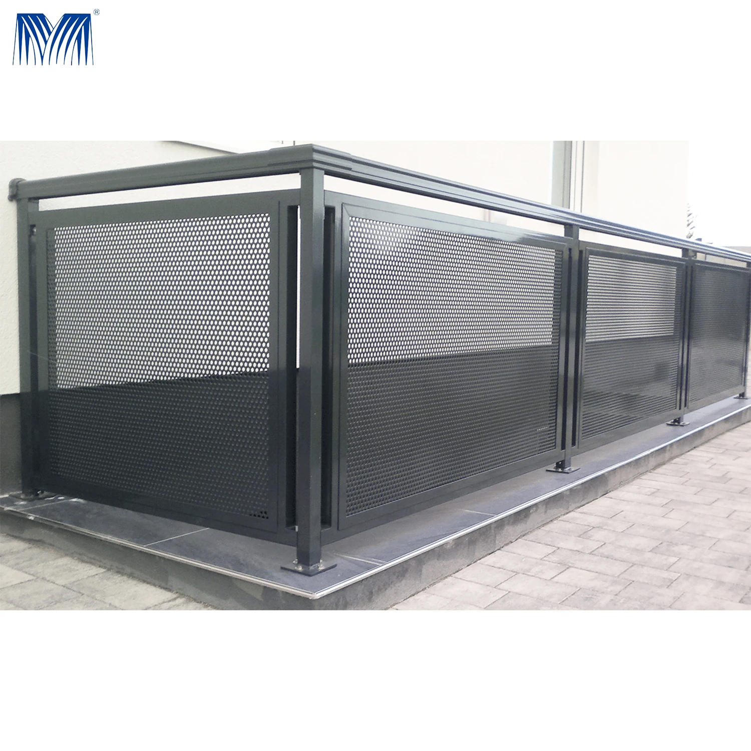 Curtain Wall Solid Aluminium Fence Panels Aluminium