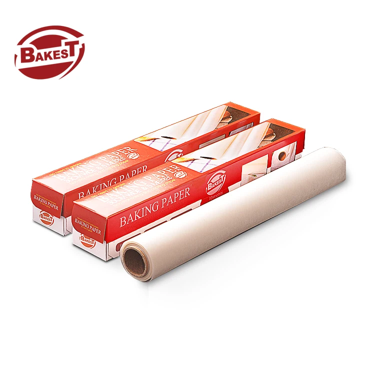 High Quality Printed Greaseproof Paper Food Grade Baking Paper Jumbo Roll Burger BBQ Cooking Wrapping Baking Paper