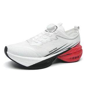 New Marathon Parent Child Lightweight EVA Thick Bottom Running Shoes for Men and Women 33-44 Lace Sports Children's Shoes