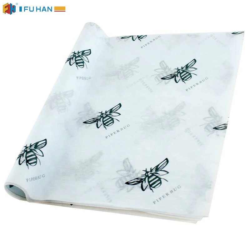 Tissue Paper Packaging Custom Luxury White Background Clothing Tissue Paper Printing GIft Wrapping Paper
