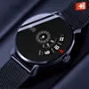 8 Mesh Strap Black Case Black Dial