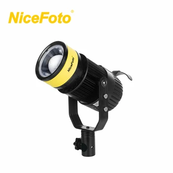 NiceFoto 60W Mini Vlogging Kit Equipment Small Photographic LED COB TV Filming Zoom Studio Video Light for Photography