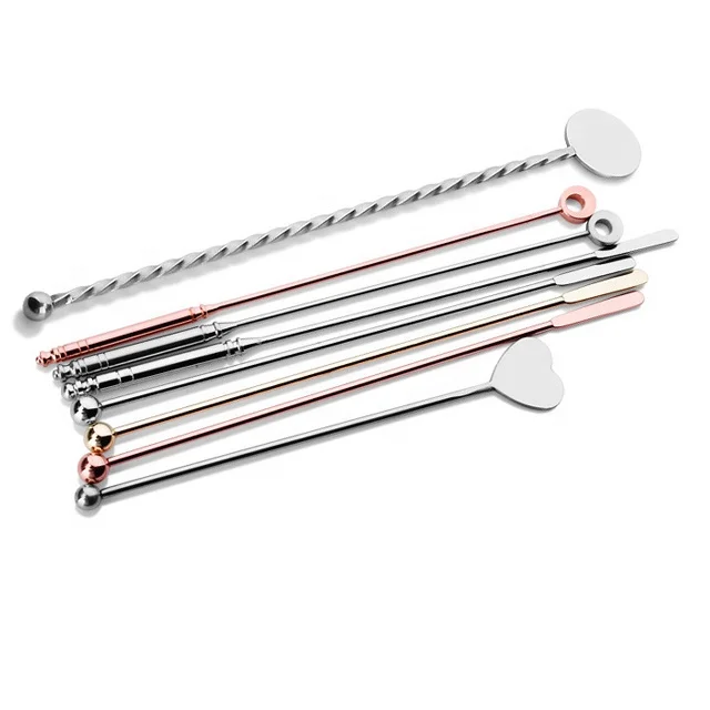 Palitos De Revolver Reutilizables, 5 Unidades, Agitador De Bebidas De Acero Inoxidable Con Alfabeto, Palitos De Café Plateado, Palitos De Letras Para Cóctel, Bar, Cocina, Café