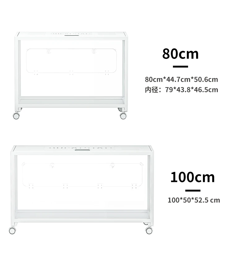 Bucatstate 80cm 組立式 メタル製 透明 大型 ハムスターケージ