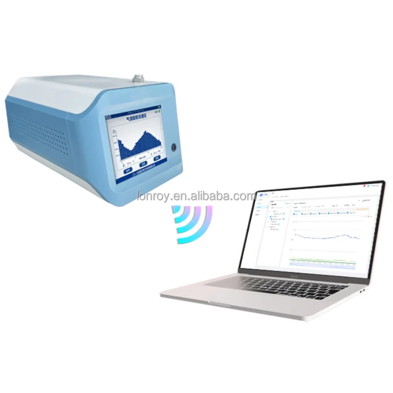 High Precision Optical Particle Sizer with 31 Particle Size Channels and 8-inch Color Display for Real-time Aerosol Monitoring