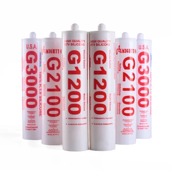 Well Sealing Acetic Colorful Liquid Silicone Sealants and Adhesives Glue Silicone GP 1200