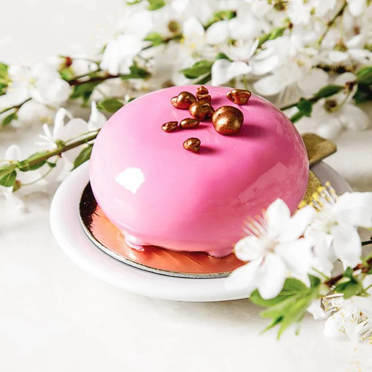 Silikon-Backform Mit 8 Sechseckigen Mulden – Für Mousse, Kuchen, Fondant, Seife & Mehr