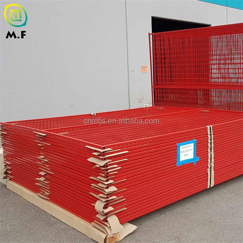 High Quality Temporary Construction Barrier Safety Heavy Duty Removable Iron Fence manufacture