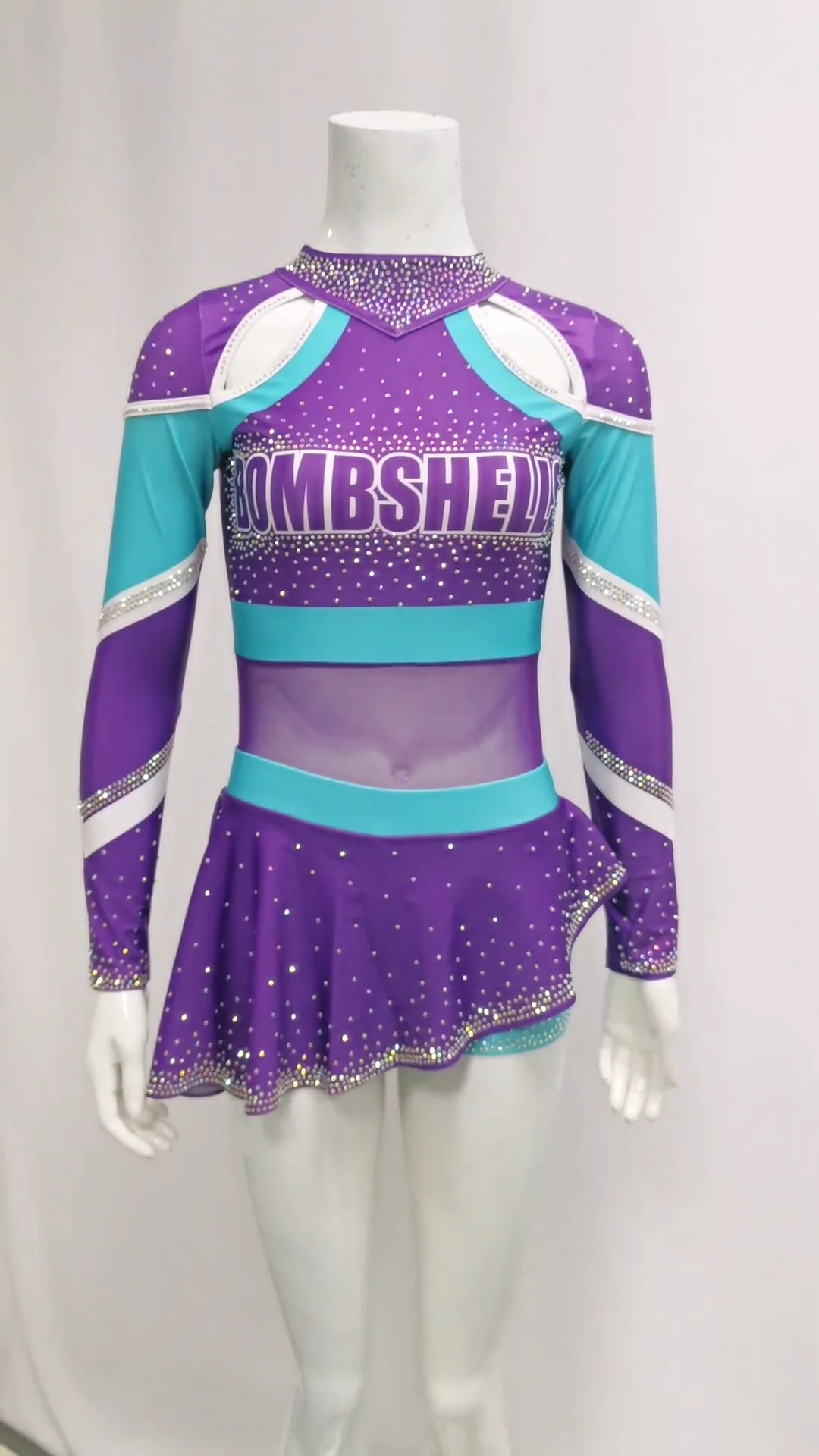 Normzl Sublimation Cheerleading Costume Free Design Your Own Cheer Practice Wear Customized 