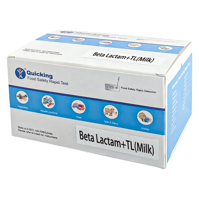 Milk Test Kit Beta-lactam+Tetracyclines Rapid Lateral Flow Assay Antibiotic Test Cassette