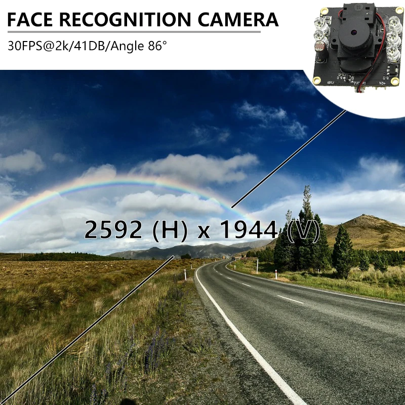 USB d'origine 12mp 20x Zoom Ip 180 21Module de caméra mp 200mp 5mp 20 MP 2 Façon de la caméra audio pour synchroniser le module clignotant 3