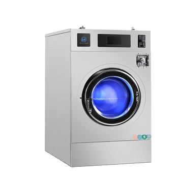 2024 12kg 16kg 22kg 27kg washing machine laundry business hotel used laundry vending machine commercial washing machine