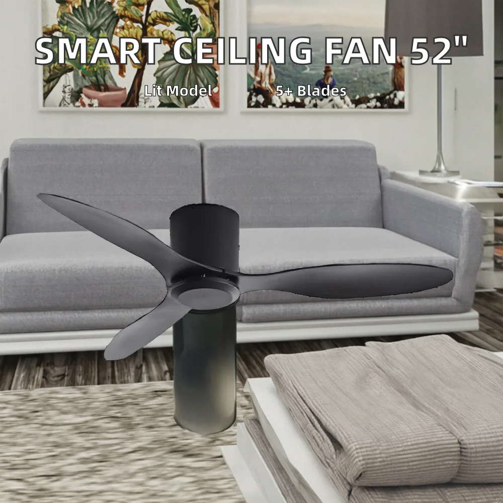 product modern 42 inch metal indoor ceiling fan with white light remote control smart 3 abs design 24w 220v dc us plug direct from china-3