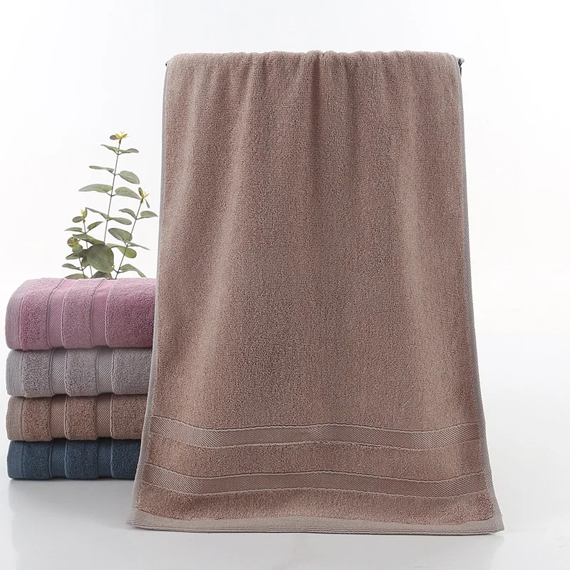 Factory 100% Bamboo Fiber Soft And Absorbent Thick Solid Color Bath Towel 70*140cm Towel manufacture